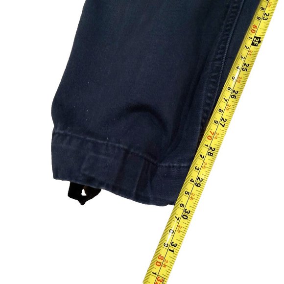 G Star Raw Pants Mens Tapered Leg Navy Drawstring Ankle Articulated Knee 36/34 - Picture 13 of 15